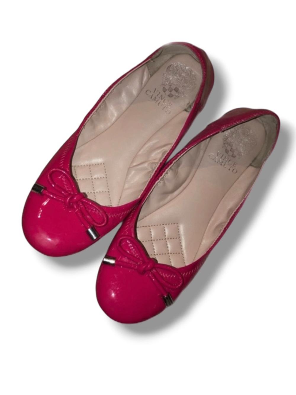 Vince Camuto hot pink ballerina flats